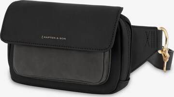 Kapten & Son Чанта за кръста 'Visby All Black' в черно: отпред