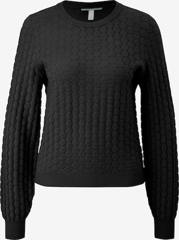 QS Pullover in Schwarz: Vorderseite