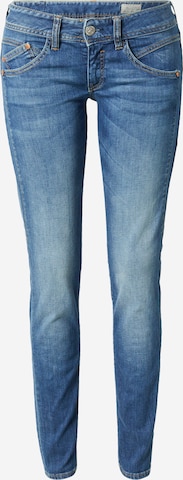 Herrlicher Slimfit Jeans 'Gila' in Blauw: voorkant