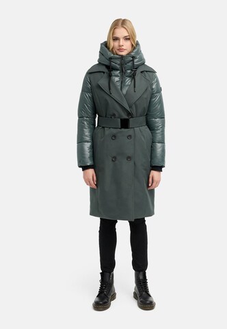 NAVAHOO Winter coat 'City-Glow 14' in Green