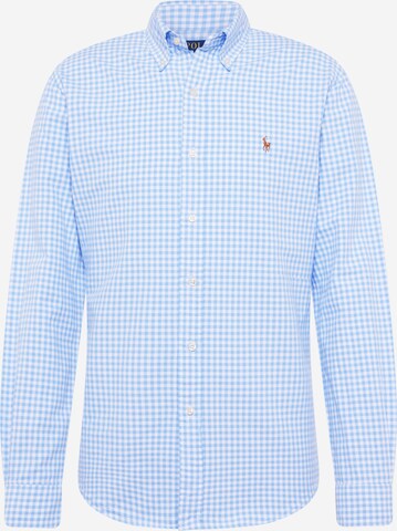 Coupe regular Chemise Polo Ralph Lauren en bleu : devant