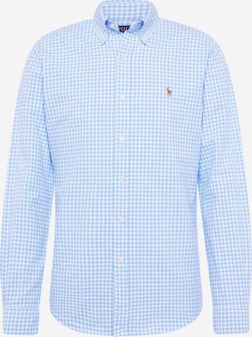 Coupe regular Chemise Polo Ralph Lauren en bleu : devant