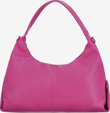 faina Наплечная сумка в Ярко-розовый: спереди