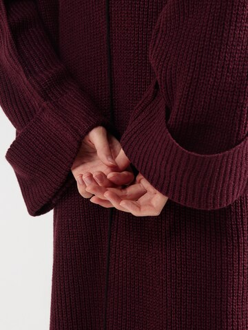 Robes en maille VILA en rouge