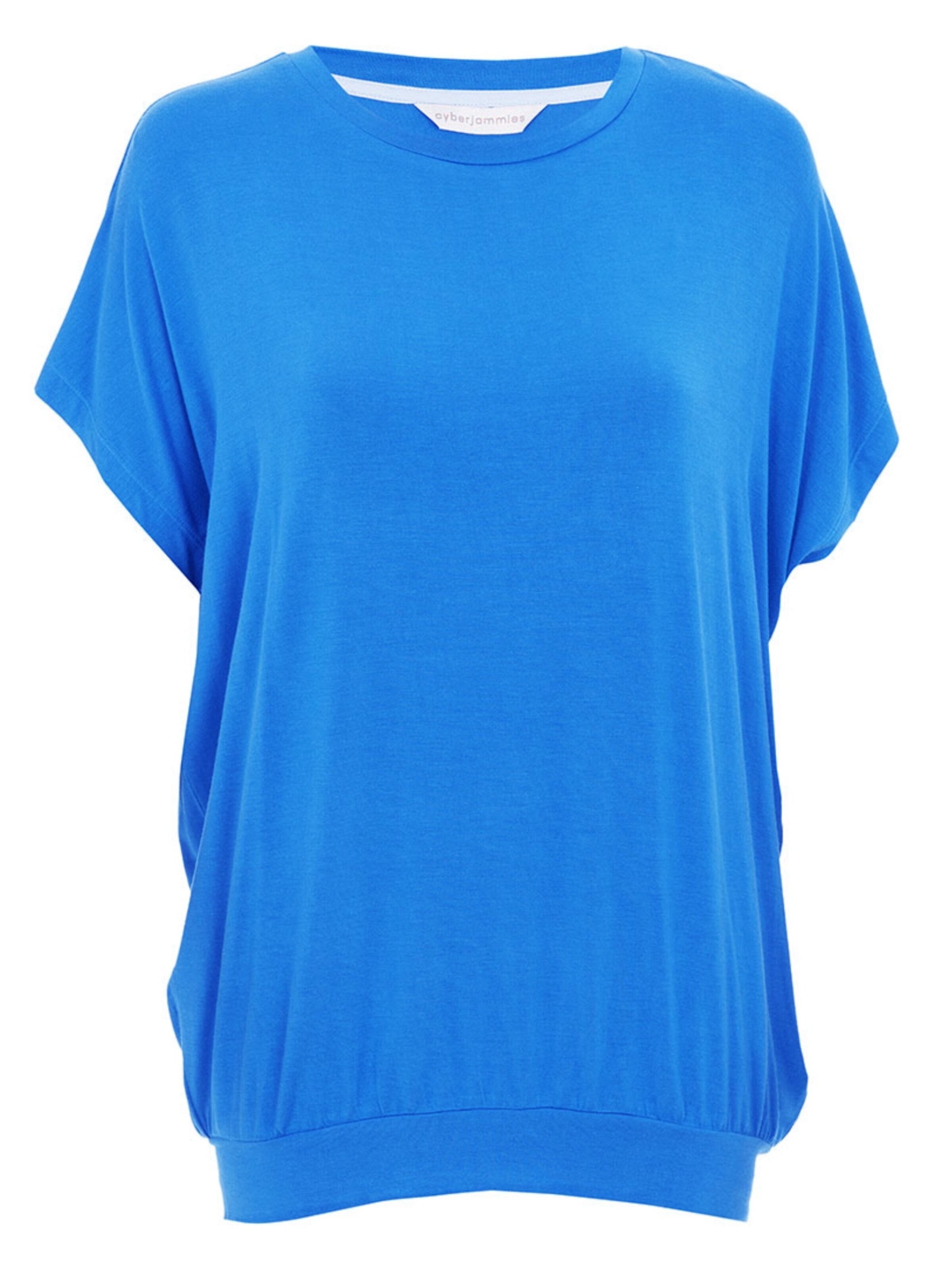 Cyberjammies Schlafshirt 'Lyla' in Blau: Vorderseite