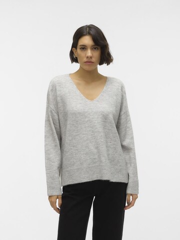 VERO MODA Sweater 'PHILINE' in Grey: front