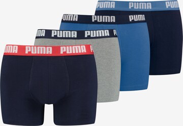 PUMA Boxerky – modrá: přední strana