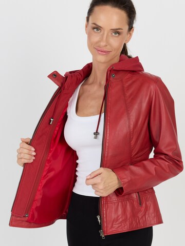 JCC Lederjacke in Rot