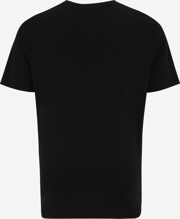 melns Jack & Jones Plus T-Krekls