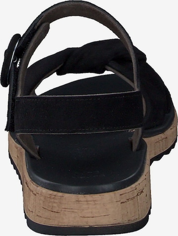 Paul Green Sandalen met riem in Zwart