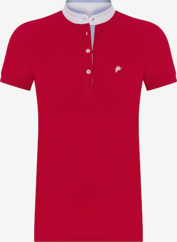 DENIM CULTURE Тениска 'Kelly' в червено: отпред
