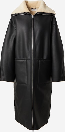 EDITED Ανοιξιάτικο και φθινοπωρινό παλτό 'Chelsea' σε μαύρο / λευκό μαλλιού, Άποψη προϊόντος