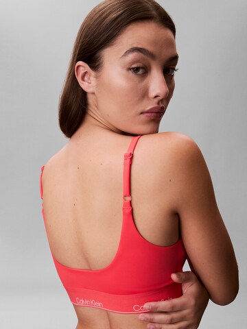 Calvin Klein Swimwear Bustier Bikinitop in Roze
