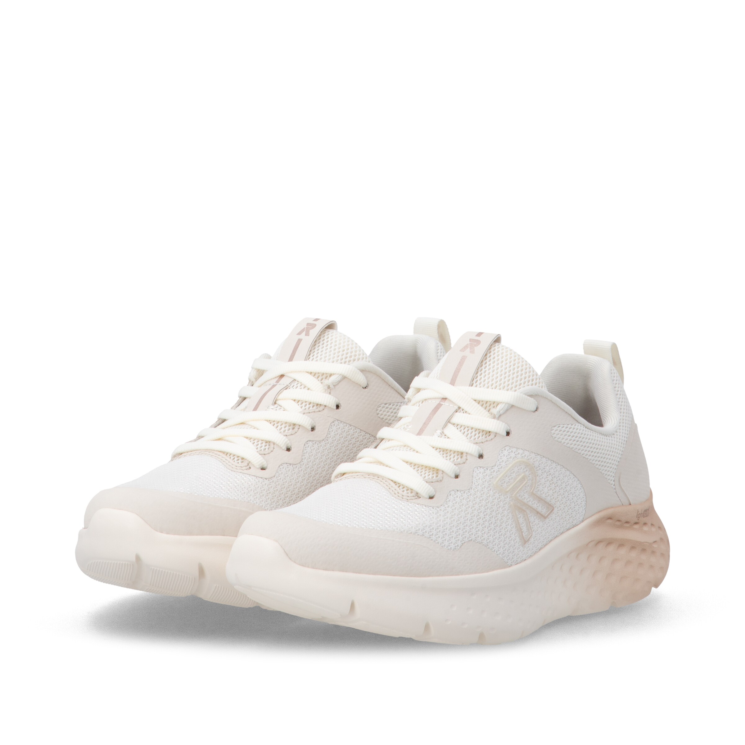 Baskets basses Rieker en blanc