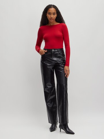 EDITED Koszula body 'Callisto' w kolorze czerwony