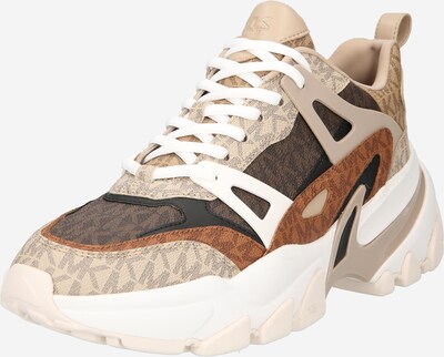 Michael Kors Zapatillas deportivas bajas 'NICK' en caramelo / marrón claro / marrón oscuro / blanco, Vista del producto