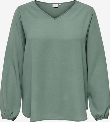 Camicia da donna 'CARVICA' di ONLY Carmakoma in verde: frontale