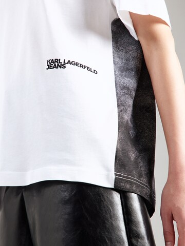 KARL LAGERFELD JEANS Póló - fehér