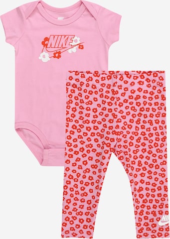 Nike Sportswear Set: Body und Hose in Pink: predná strana