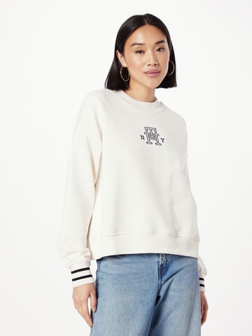 TOMMY HILFIGER Sweatshirt in Beige: Vorderseite