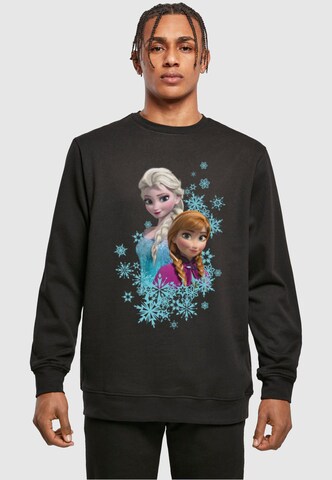 Felpa 'Frozen - Elsa And Anna Sisters' di ABSOLUTE CULT in nero: frontale