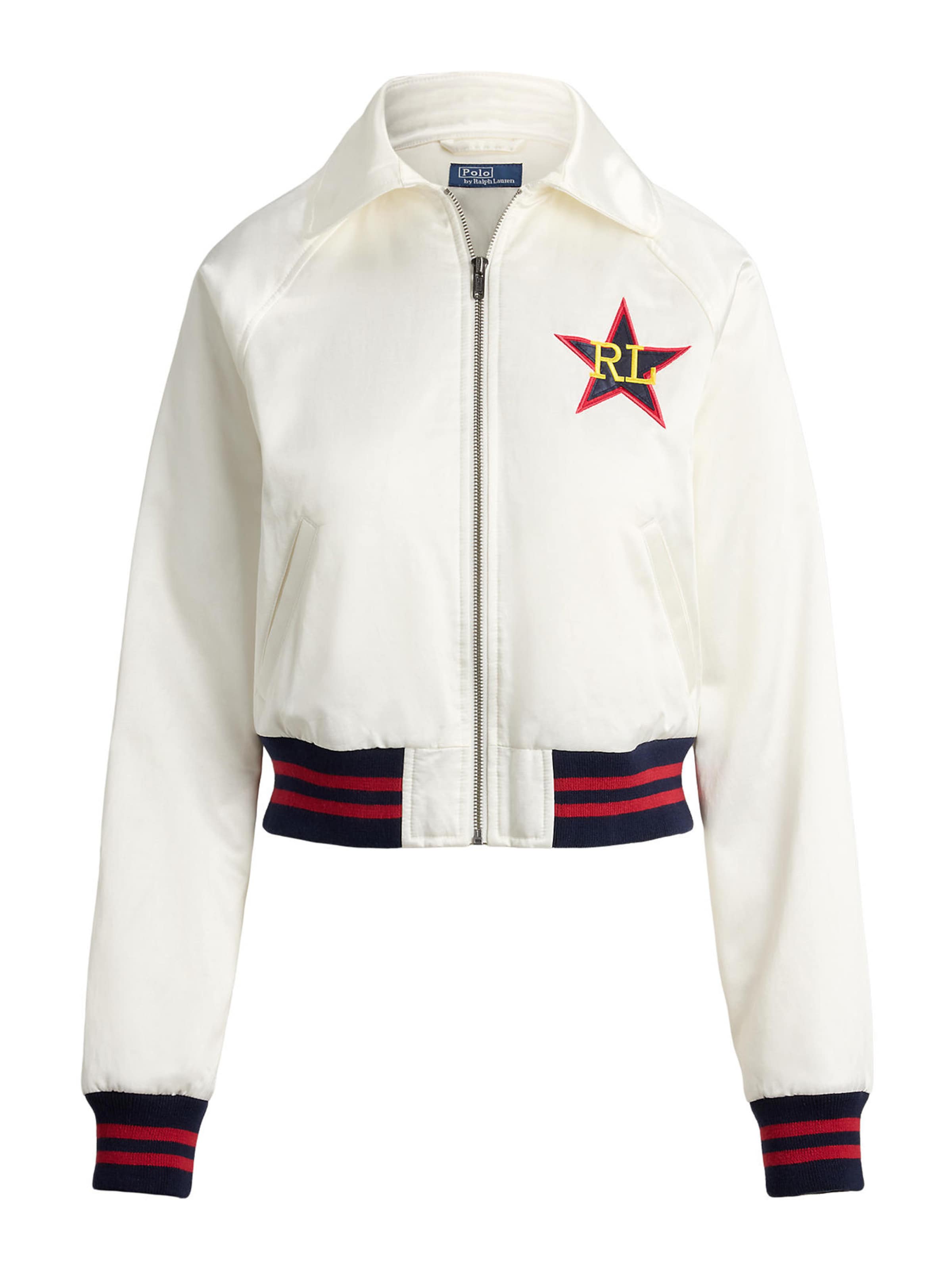 Polo Ralph Lauren Φθινοπωρινό και ανοιξιάτικο μπουφάν σε μπεζ: μπροστά