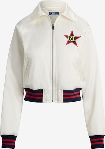 Polo Ralph Lauren Φθινοπωρινό και ανοιξιάτικο μπουφάν σε μπεζ: μπροστά