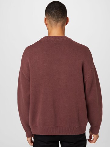 WEEKDAY Pullover 'John' i rød