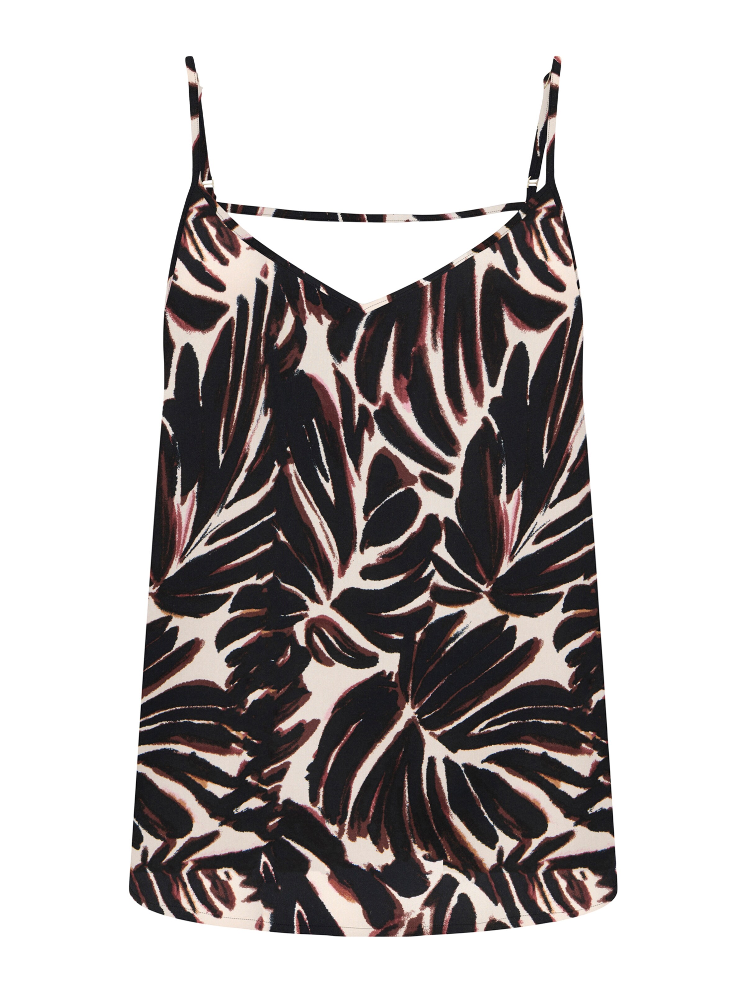 ONLY Top 'ONLNOVA' in Zwart: voorkant