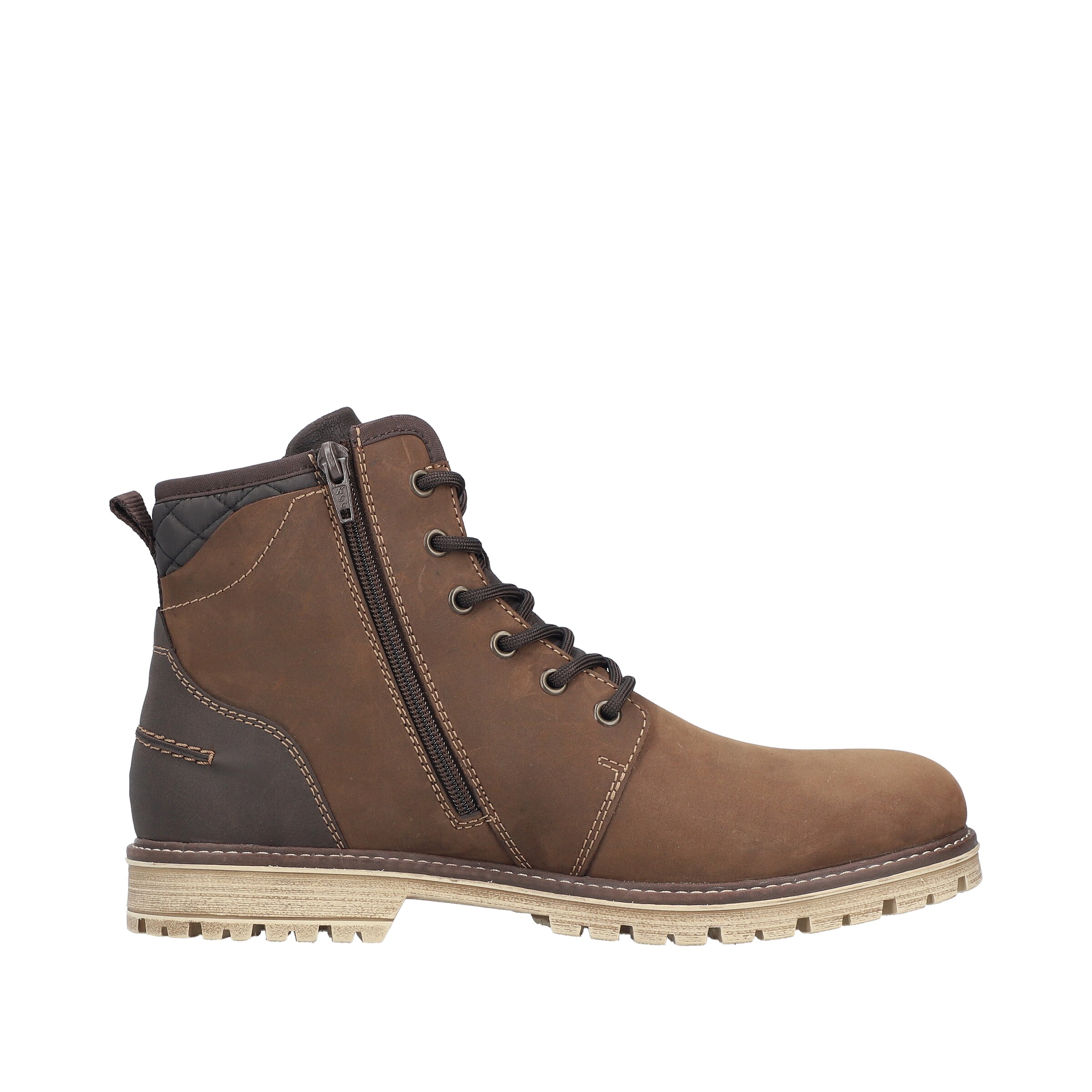 Rieker Lace-Up Boots in Brown