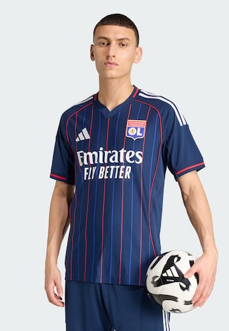 ADIDAS PERFORMANCE - Camiseta de fútbol 'Olympique Lyon 25/26' en azul: frente