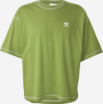 ADIDAS ORIGINALS Shirt 'Trefoil Essentials' in Groen: voorkant