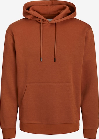 Sweat-shirt 'JJEBradley' JACK & JONES en marron : devant