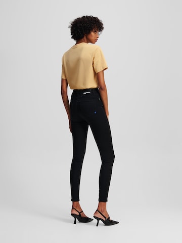 juoda KARL LAGERFELD JEANS Siauras Džinsai