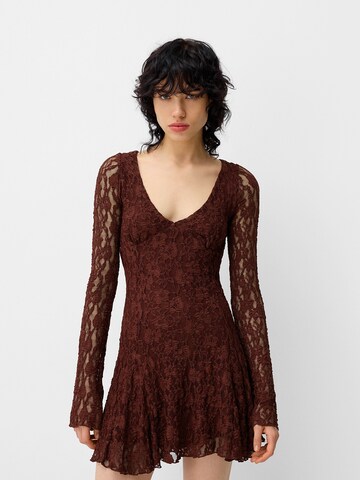 Abito di Bershka in marrone: frontale