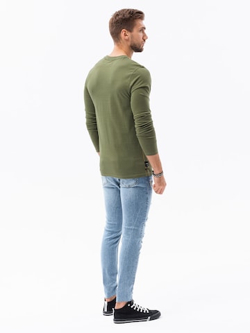 Ombre Shirt in Grün