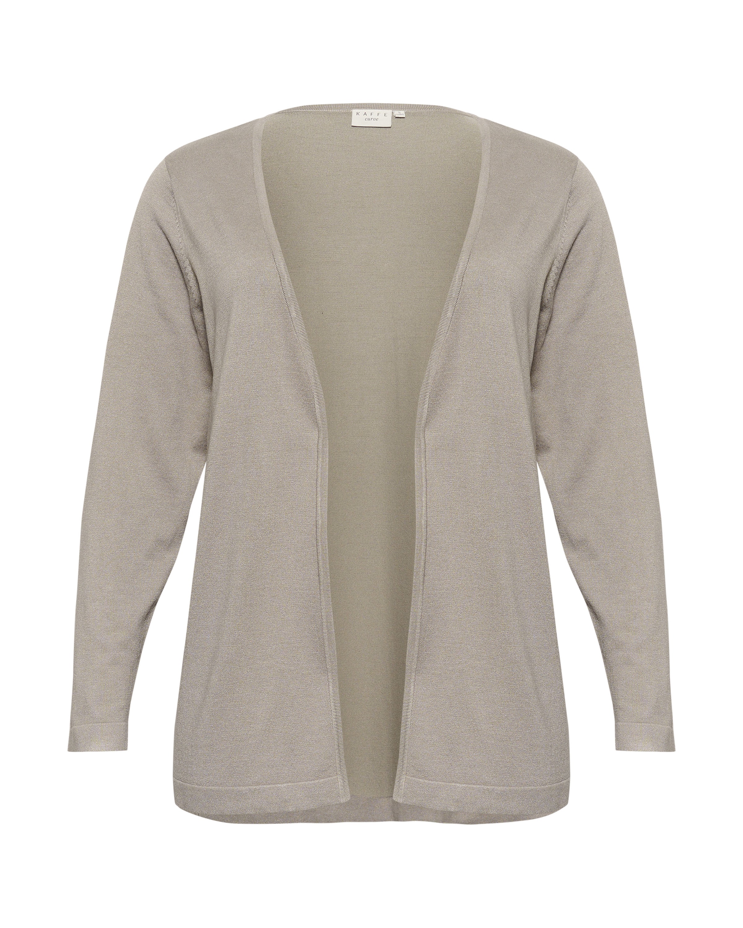 KAFFE CURVE - Cárdigan 'KA Farsia' en gris: frente