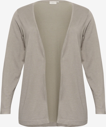 KAFFE CURVE - Cárdigan 'KA Farsia' en gris: frente