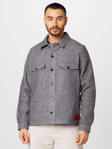 HUGO Red Between-Season Jacket 'ENALU' in Grey: front