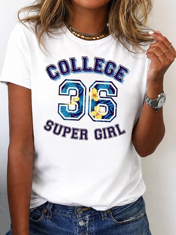 RMK Shirt 'College 36' in White: front