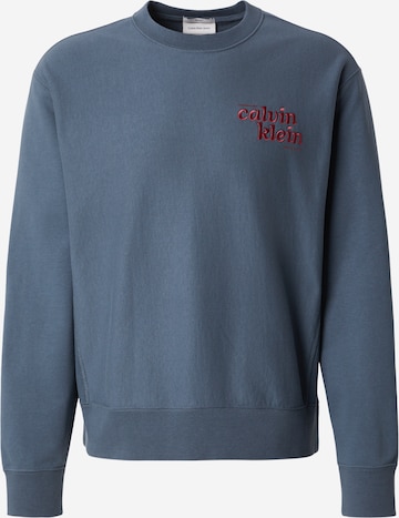 Calvin Klein JeansSweater majica - plava boja: prednji dio