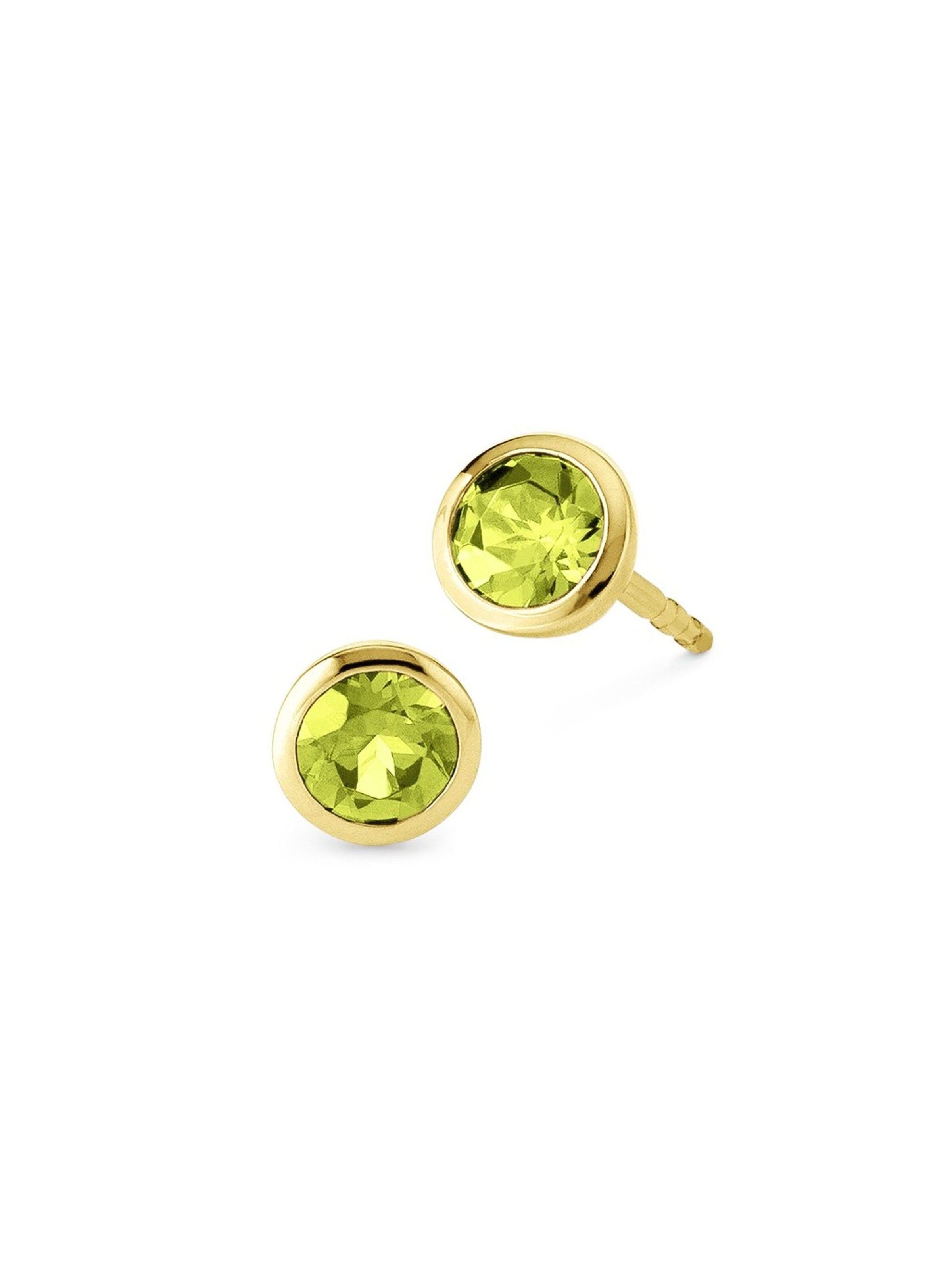 Boucles d'oreilles Orolino en jaune : devant