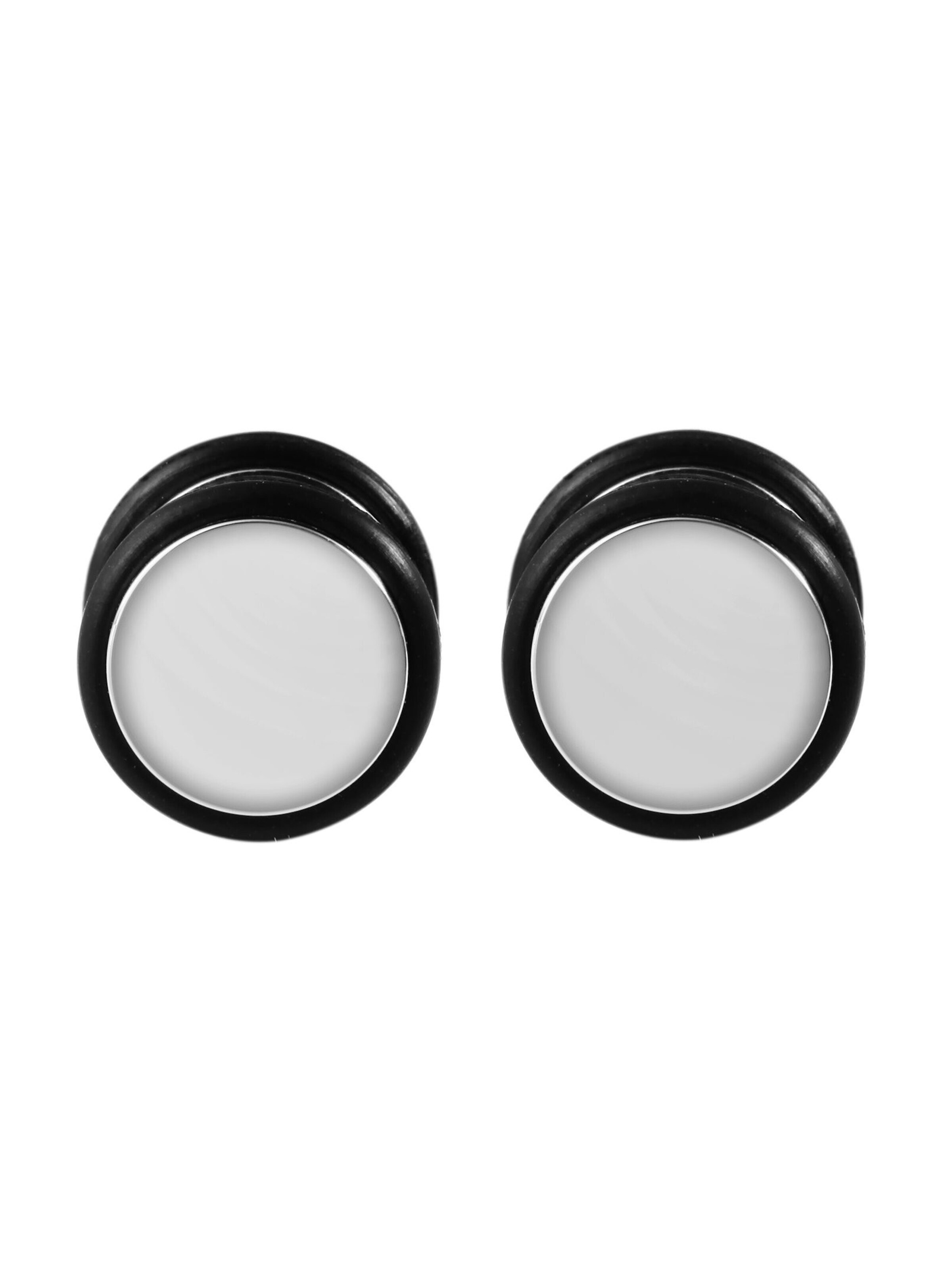 Akzent Earrings 'Camilo, Ionenplattierung' in Silver: front
