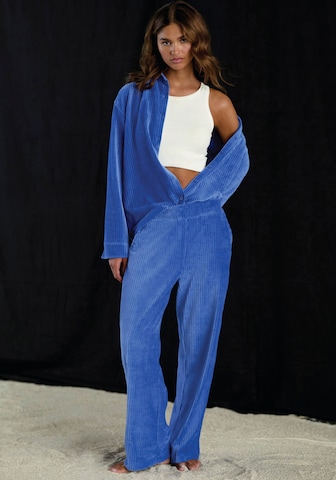 BUFFALO Wide leg Trousers in Blue
