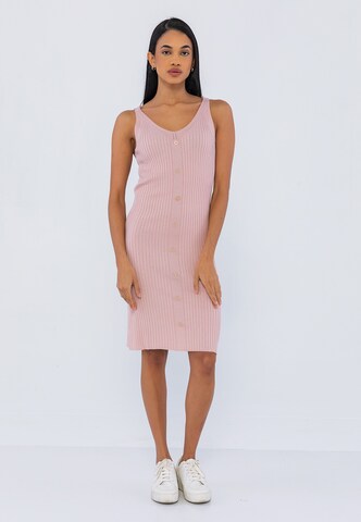 Felix Hardy Knit dress in Beige