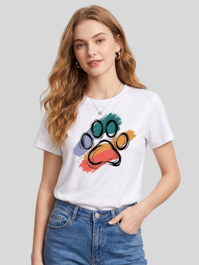LapaPlus Shirt 'Summer Short Sleeve Cotton Tops' in S in White, Item view