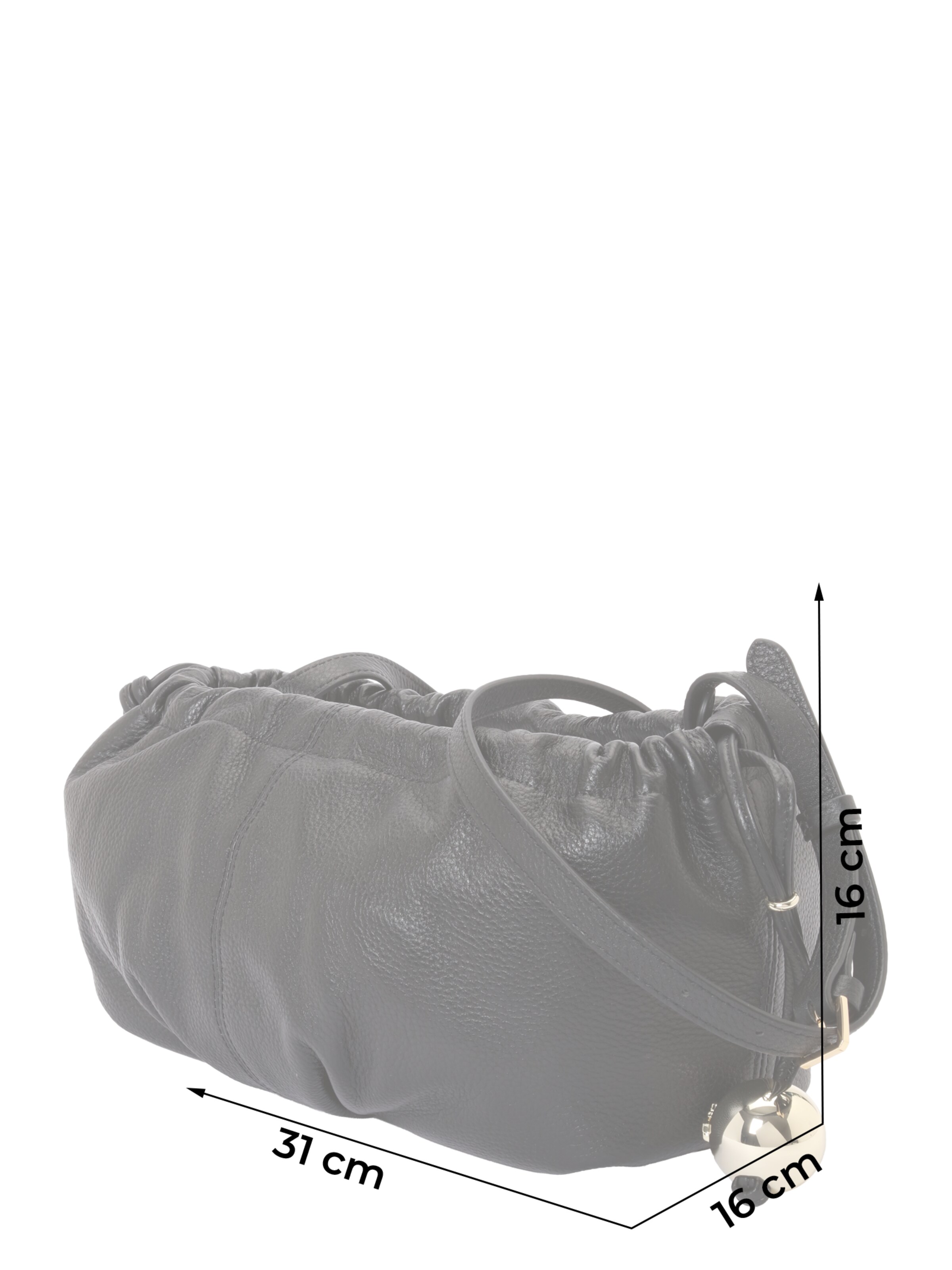 Poche ventrale PATRIZIA PEPE en noir