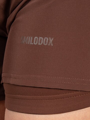 Smilodox Loose fit Workout Pants 'Advance Pro' in Brown