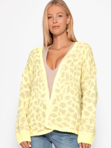 SASSYCLASSY Oversized cardigan in Yellow