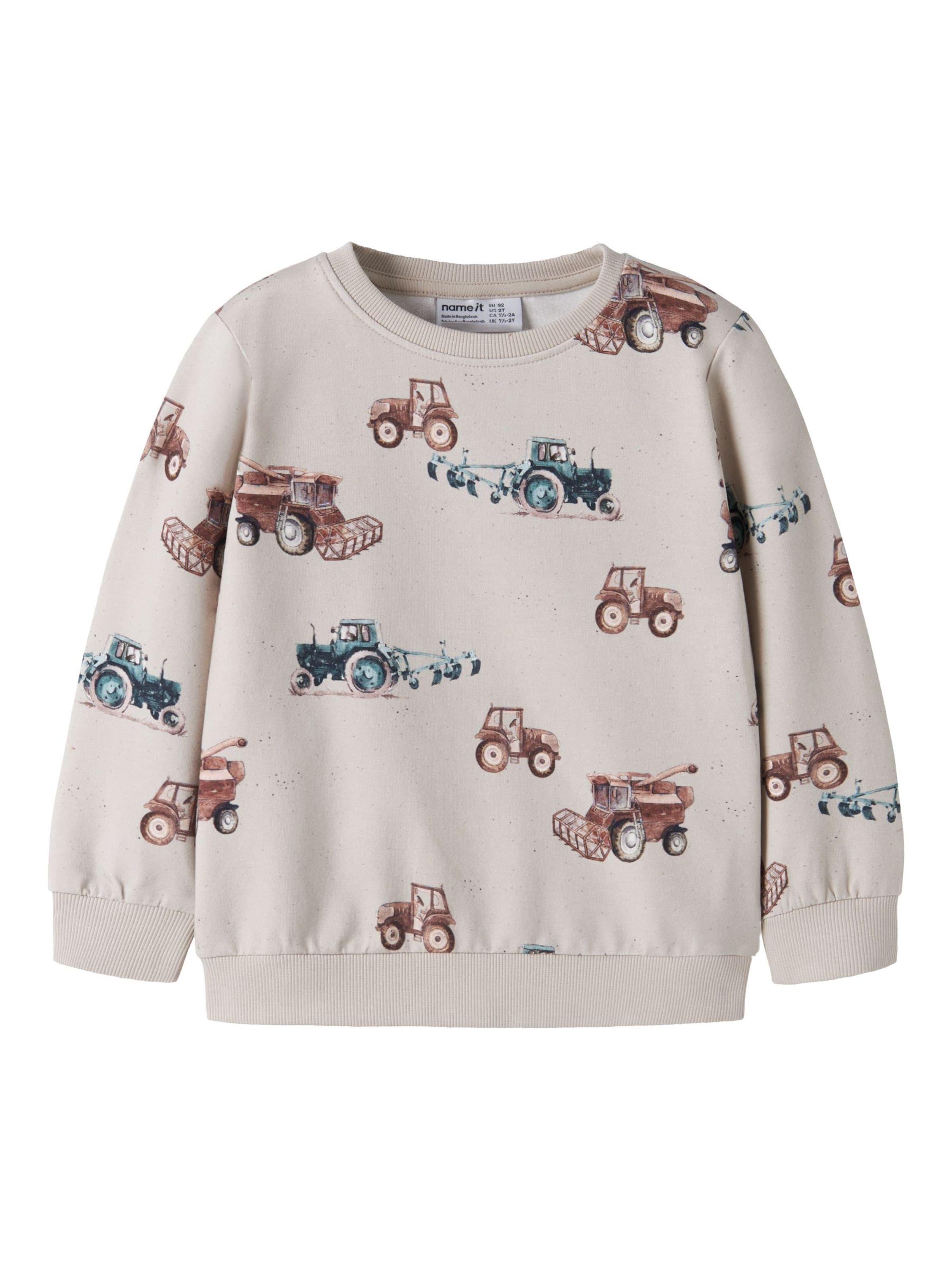 NAME IT Sweatshirt in Beige: front